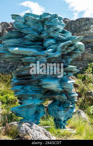 'Earth' by Ida Koitila at Pilane Sculptures 2022 in Sweden Stock Photo