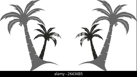 coconut tree icon vector illustration design Stock Vector