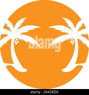 coconut tree icon vector illustration design Stock Vector