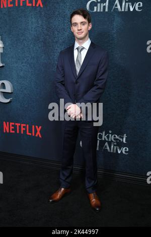 David Webster attends Netflix's 'Luckiest Girl Alive' premiere at Paris Theater on September 29, 2022 in New York City. Stock Photo