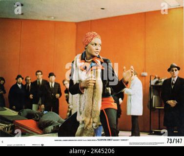 TAMARA DOBSON in CLEOPATRA JONES 1973 director JACK STARRETT Tamara Dobson's Costumes Giorgio di Sant'Angelo William Tennant Productions / Warner Bros. Stock Photo