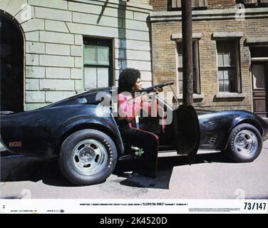 TAMARA DOBSON in CLEOPATRA JONES 1973 director JACK STARRETT Tamara Dobson's Costumes Giorgio di Sant'Angelo William Tennant Productions / Warner Bros. Stock Photo