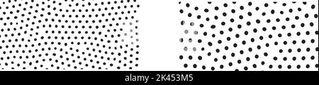 Abstract organic background of black spots Stock Vector