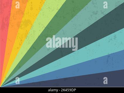 abstract 70s retro background, vintage pastel retro style vector illustration Stock Vector