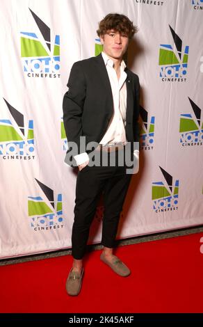 Glendale, California, USA 29th September 2022 Jax Butigan attends Noho Cinefest 'Dying to Sleep' Premiere at LOOK Dine In Cinemas Glendale on September 29, 2022 in Glendale, California, USA. Photo by Barry King/Alamy Live News Stock Photo