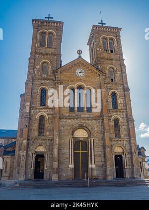 Sanctuary of Our Lady of La Salette-Fallavaux Stock Photo