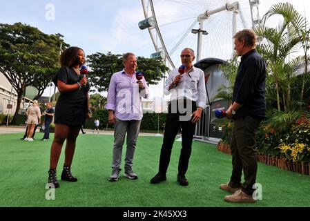 Singapore, 30/09/2022, (L to R): Naomi Schiff (RWA) / (BEL) Sky Sports ...