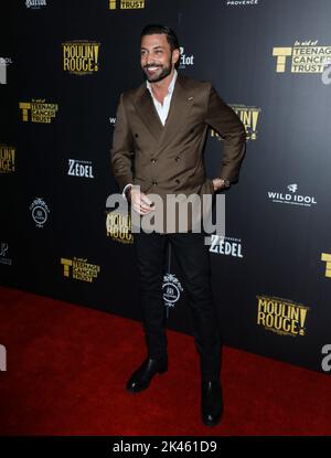 London, UK. 29th Sep, 2022. Giovanni Pernice attends the gala night for Moulin Rouge The Musical and Teenage Cancer Trust at the Piccadilly Theatre in London. Credit: SOPA Images Limited/Alamy Live News Stock Photo