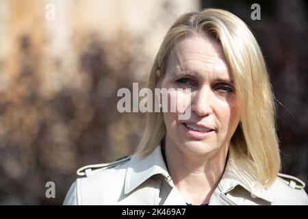 September 29, 2022, Kyiv, Ukraine: U.S. ambassador to Ukraine Bridget Brink seen in Kyiv, Ukraine. (Credit Image: © Oleksii Chumachenko/SOPA Images via ZUMA Press Wire) Stock Photo