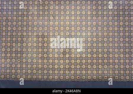 Aveiro, Portugal - August 14, 2022: View of ornate tiling used as wall covering for house Stock Photo