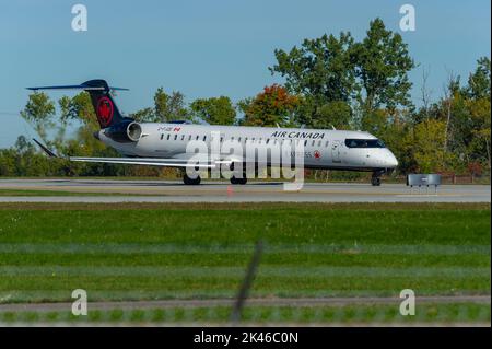 Air Canada Jazz Airlines at the Ottawa McDonald Cartier Airport