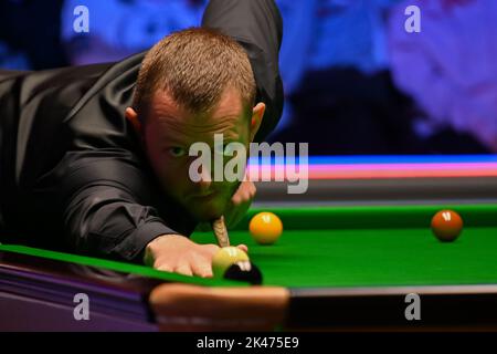 Mark Allen During Judd Trump v Mark Allen the Cazoo British Snooker Open 2022 (Karl W Newton/SPP) Credit: SPP Sport Press Photo. /Alamy Live News Stock Photo