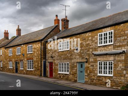 Abbotsbury, United Kingdom - 6 September, 2022: picturesque Abbotsbury village in Dorset on the Jurassic Coast of England Stock Photo