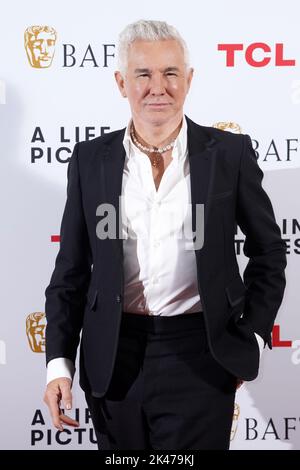 Baz Luhrmann attending Baz Luhrmann's A Life in Pictures event at BAFTA, in Piccadilly, London. Picture date: Friday September 30, 2022. Stock Photo