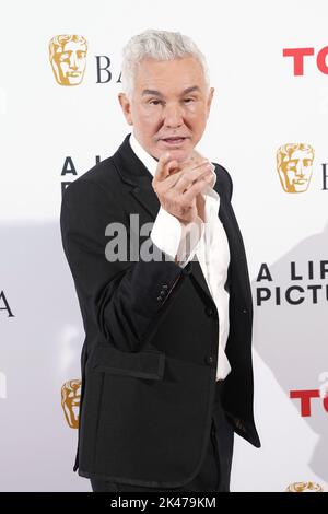 Baz Luhrmann attending Baz Luhrmann's A Life in Pictures event at BAFTA, in Piccadilly, London. Picture date: Friday September 30, 2022. Stock Photo