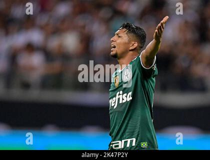 28th September 2022; Belo Horizonte, Brazil: Rony of Palmeiras, during the match between Atlético Mineiro and Palmeiras, at the Estádio do Mineir&#xe3;o Stock Photo