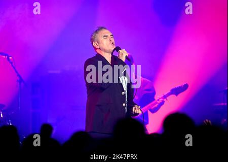 September 30, 2022, Doncaster, South Yorkshire, U.K: Morrissey Performing at Doncaster Dome , Doncaster , Uk , 30.09.2022 (Credit Image: © Robin Burns/ZUMA Press Wire) Stock Photo