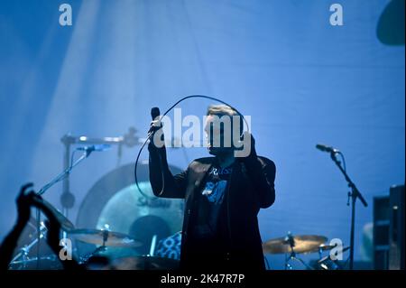 September 30, 2022, Doncaster, South Yorkshire, U.K: Morrissey Performing at Doncaster Dome , Doncaster , Uk , 30.09.2022 (Credit Image: © Robin Burns/ZUMA Press Wire) Stock Photo