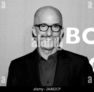 Los Angeles, USA. 28th Sep, 2022, Jim Rash arrives at Universal BROS premiere held at The Regal LA Live Stock Photo