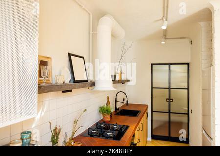 Stylish kitchen interior Stock Photo