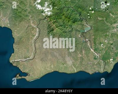 Peravia Peravia, province of Dominican Republic. High resolution satellite map ...