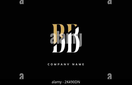 BB Abstract Letters Logo Monogram Stock Vector