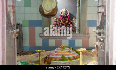 Bhinmal Rajasthan, India - May 23, 2017 : nilkanth mahadev mandir shivling in bhinmal rajasthan, India. Stock Photo