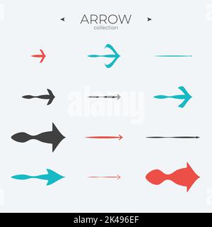 Premium set of arrow line. Universal Arrow icon. Modern vector symbols. For Apps. Vector Stock Vector