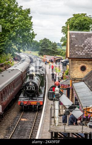 Arley train Station on the Severn Valley Railway, Worcestershire ...