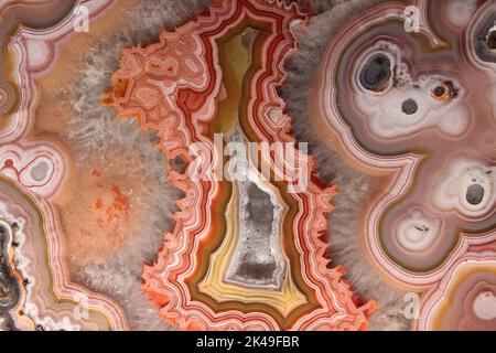Agate Slice, Brazil Stock Photo