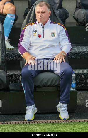 Coventry, UK. 1st October 2022Coventry City's manager Mark Robins before the Sky Bet Championship match between Coventry City and Middlesbrough at the Coventry Building Society Arena, Coventry on Saturday 1st October 2022. (Credit: John Cripps | MI News) Credit: MI News & Sport /Alamy Live News Stock Photo
