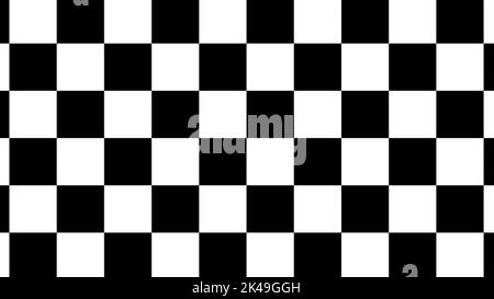 hypnotic black and white background. geometric shapes. Abstract , seamless loop animation of squares. hypnotic image visualization. optical illusion. High quality photo Stock Photo