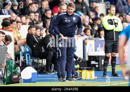 Stockport, UK. 1st October 2022during the Sky Bet League 2 match between Stockport County and Walsall at the Edgeley Park Stadium, Stockport on Saturday 1st October 2022. (Credit: Mike Morese | MI News) Credit: MI News & Sport /Alamy Live News