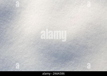 White and fresh snow background viewed from the top Stock Photo