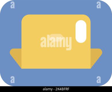 Appliance business laptop, illustration, vector on white background. Stock Vector