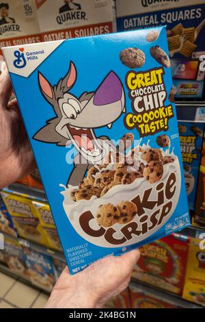 Products in a D'Agostino Grocery Store in New York City, United States  2022 Stock Photo