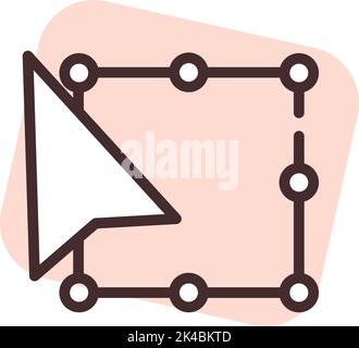 Graphic design transform, illustration, vector on white background. Stock Vector