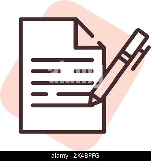 Marketing copywrite, illustration, vector on white background. Stock Vector