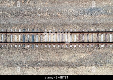 The old railway station in Montauk, Long Island, NY Stock Photo