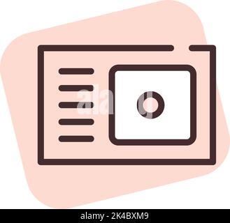 Plumbing dishwashing sink, illustration, vector on white background. Stock Vector