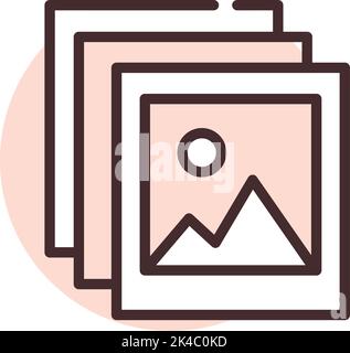 UI gallery, illustration, vector on white background. Stock Vector
