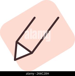 UI stylus, illustration, vector on white background. Stock Vector