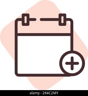 UI event, illustration, vector on white background. Stock Vector