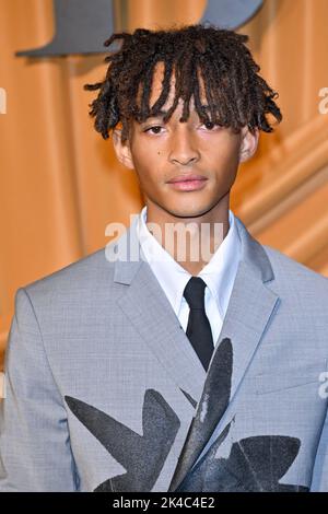 Jaden Smith attends the Thom Browne ready-to-wear Spring/Summer 2023  fashion collection presented Monday, Oct. 3, 2022 in Paris. (Photo by  Vianney Le Caer/Invision/AP Stock Photo - Alamy