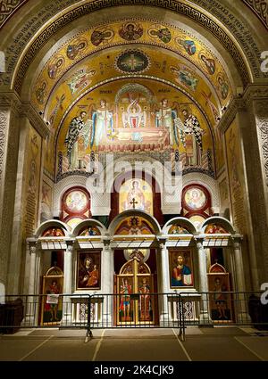 Architecture Inside Magnificent Biggest Orthodox Church Temple Saint ...