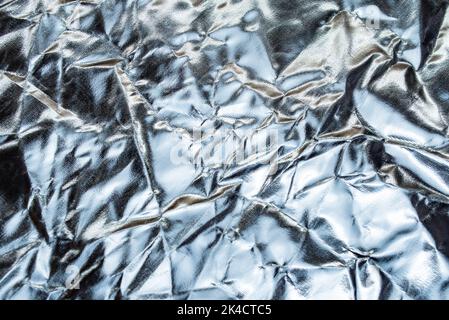 Silver Foil Decorative Texture Background Stock Photo - Download Image Now  - Silver - Metal, Silver Colored, Textured Effect - iStock