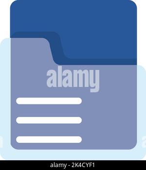 data folder in glassmorphism Stock Vector