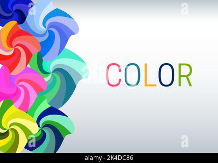 Color Banner Background Illustration Stock Vector