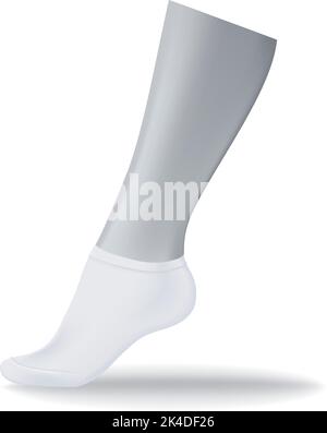 Simple design of socks, piece of clothes vector Stock Vector