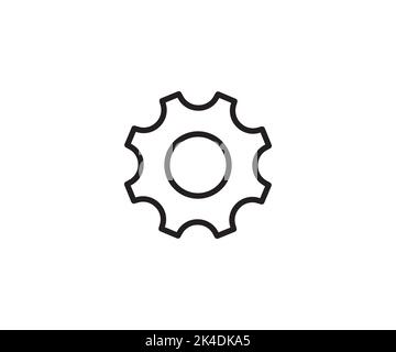 symbol icon industry work wheel vector settings gear web design construction isolated object engine repair flat machine service mechanical Stock Vector